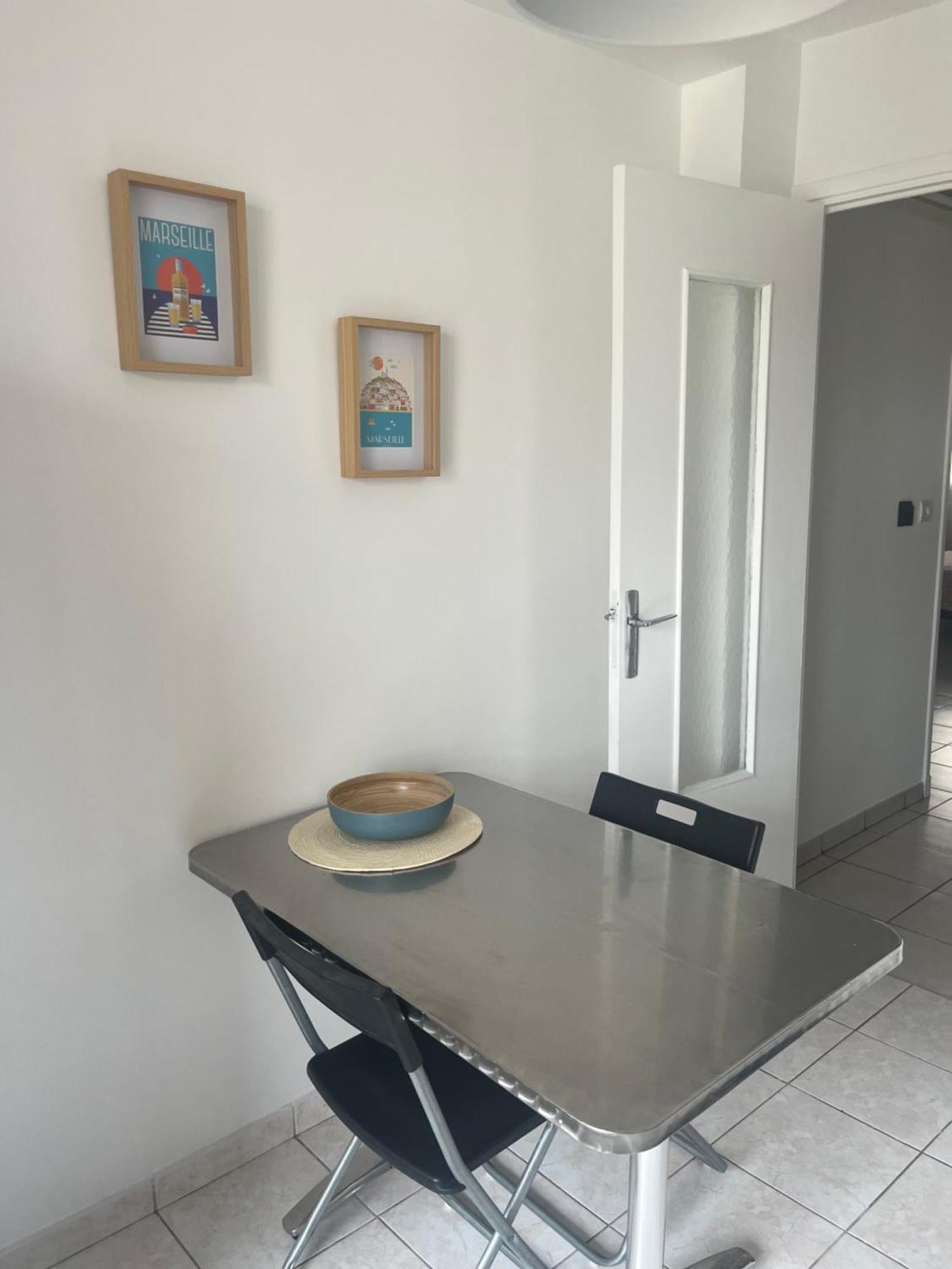 Appart T3 Proche Metro -Draps Et Serviettes Inclus Marsiglia Esterno foto